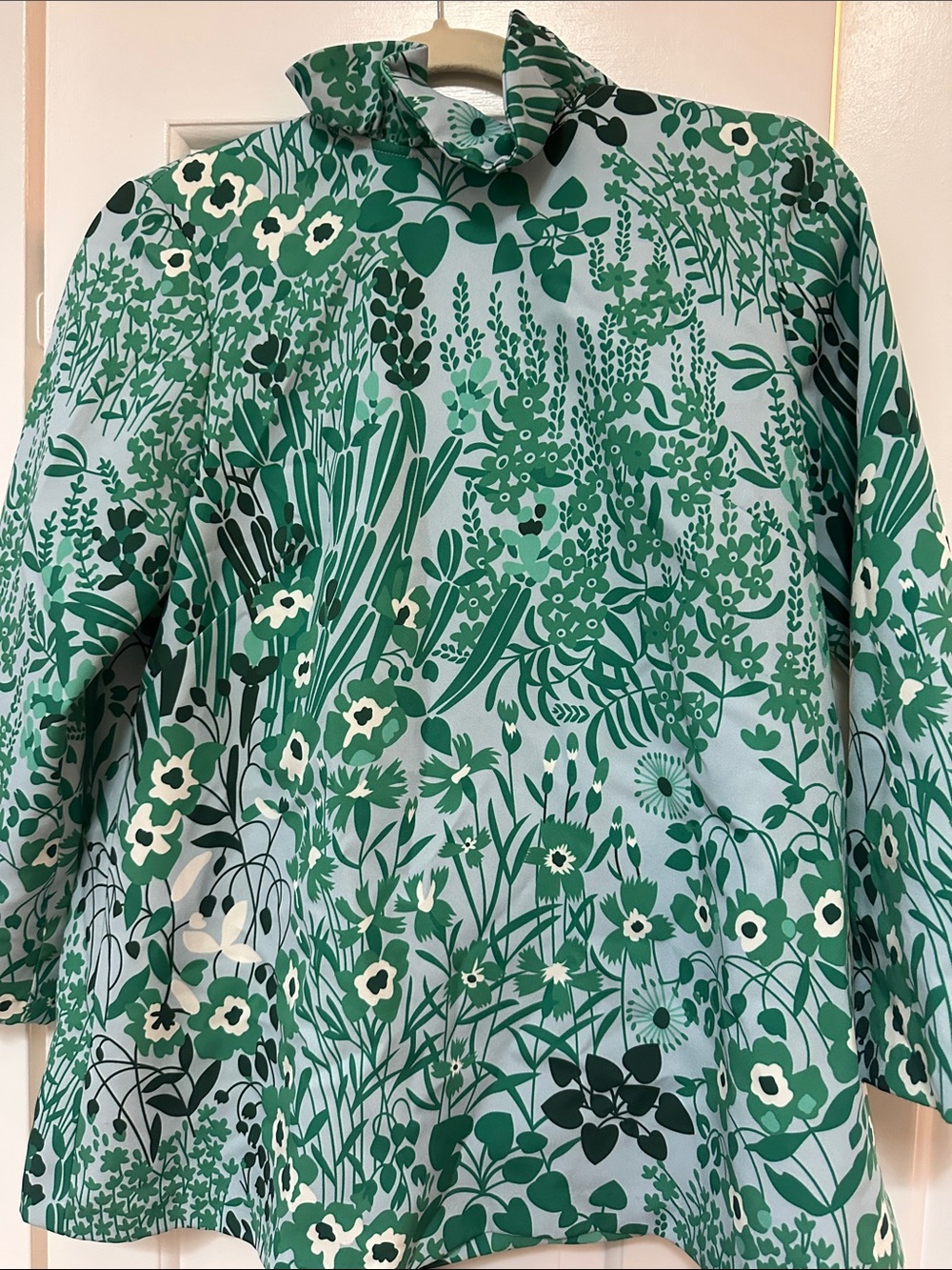 Tuckernuck Green Floral Print Shirt